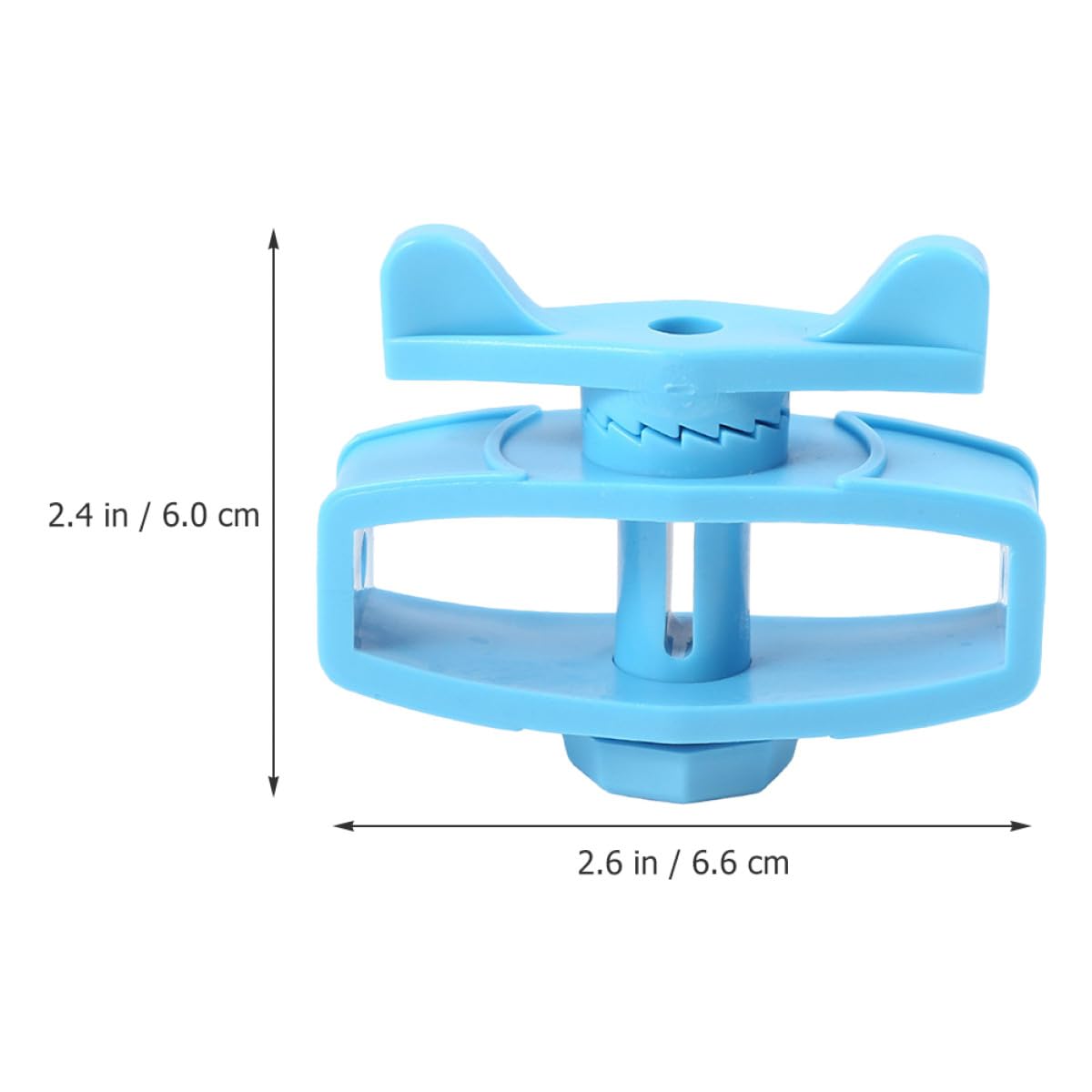 SHERCHPRY Tenditori per Recinzioni Elettriche Isolatori Pratici e Facili da Installare 24 Pezzi in Plastico Blu per Filo Elettrico da Fattoria