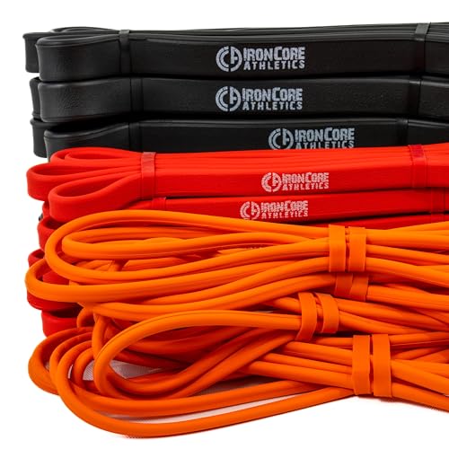Image of Premium Exercise Bands - Ultra Durable, Non-Slip, Comfort-Edge Resistance - Tested Over 30K Pulls - Three