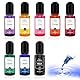 Epoxidharz Farbe Set, Farbpigmente für Gießpulve, 8 Farben konzentrierte flüssige Epoxidharz-Farbe, DIY Schmuckherstellung, Harz Malerei, Kunsthandwerk - 0.35oz/10ml Jede