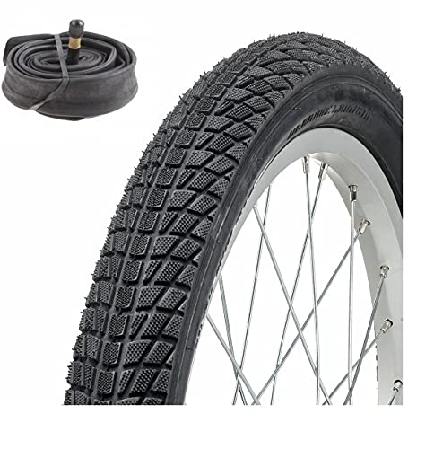 Fahrradreifen Mantel Decke 18 Zoll 18 x 2,00 City inkl. Schlauch mit AV Ventil