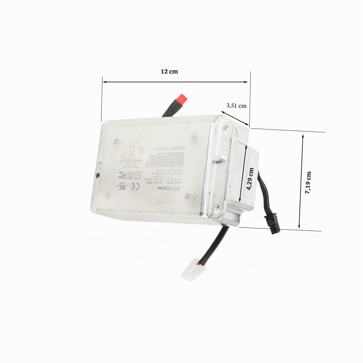 Mreryyse E Scooter Ladegerät, 100–240V Ladegerät für Elektroroller | 42V 2A Ladegeräte für Scooter,Elektroroller Eingebautes Ladegerät für Ninebot MAX G30