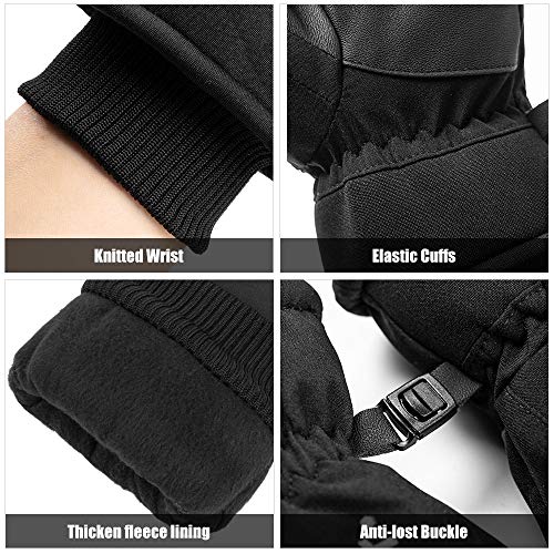 Luvas, Romacci Luvas de inverno quente Luvas de neve para homens e mulheres