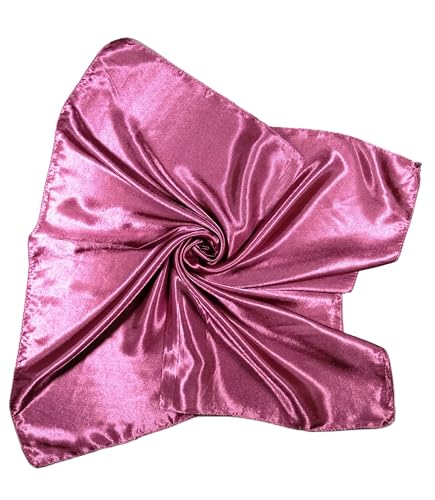 Shanlin Paisley Pattern Silk Feel Satin Square Scarf Bandanas (23.5"X23.5")4