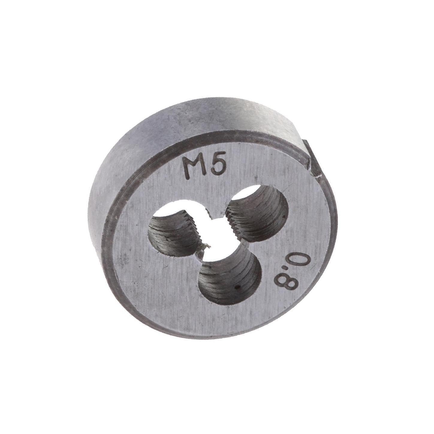 Cydzsra Silver Convenient Metric Threading Die Tap Tool Set Ensures Performance In House Decor Projects Threading Dies Can Be Used With Wrenches Or Sockets Tap Die, M5