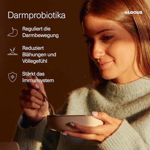 Probiotika Darmsanierung - 120 Gummies mit Natürlichem Brombeergeschmack - Darmflora, Blähungen, Völlegefühl - Bifidobacterium, Lactobacillus, Vitamin C, B3, B5, B6 - Für Gummibärchen-Liebhaber