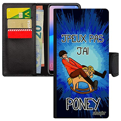 Étui Note 10 Lite j'peux pas j'ai poney protection portefeuille pour passionnés équitation