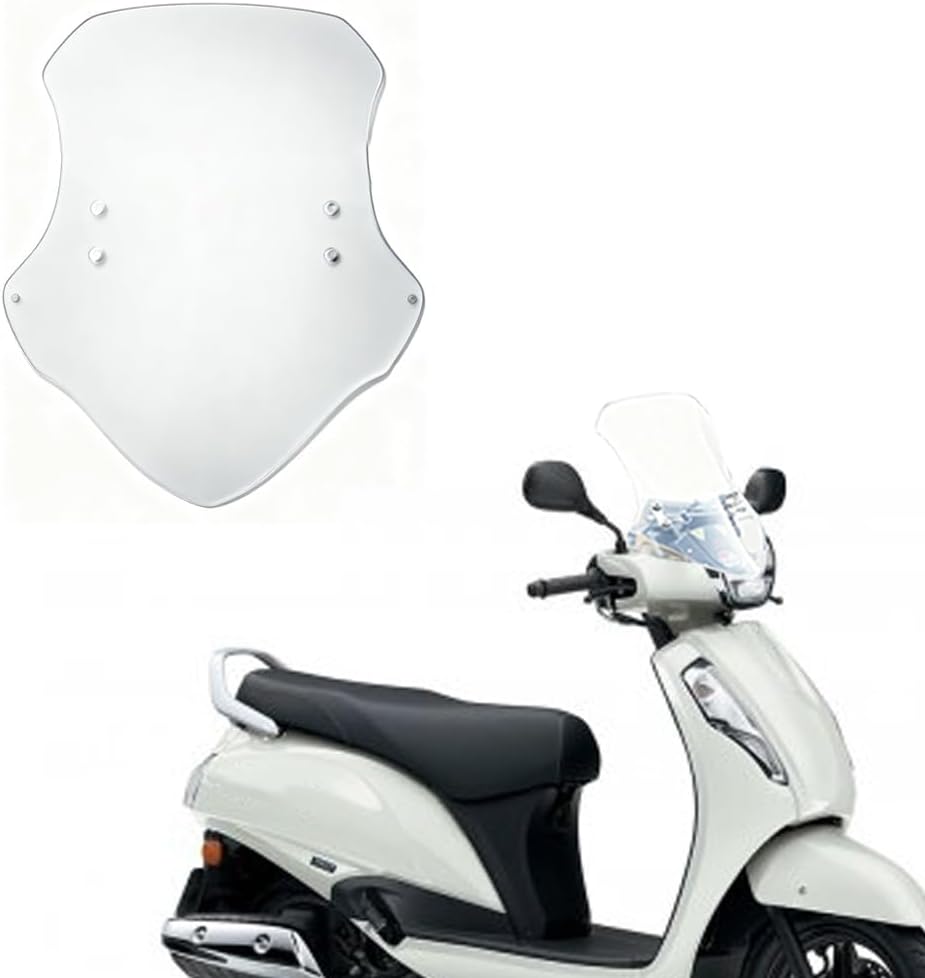 for Address 125 2025 2024 2023 All Years Motorcycle Windshield Air Fairing Wind Deflector Handlebar Windshield Motorcycle Accessories