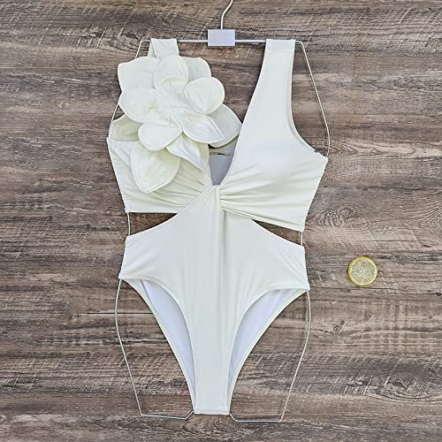 Cowl Neck Bikini Sets For Women Thong Bottoms Plus Women's Sexy Solid Color Ruffle Floral Kink Sleeveless High Waist Swimsuit Sexy Bikini Panties For Women Boho Bikinis Swimsuit Tops For Women #TOP3