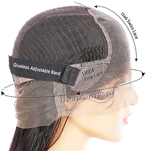 image for Jessica Hair 370 Lace Front Wigs Human Hair Wigs For Black Women Deep 