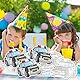 RFBEUTEL Einladungskarten Polizei 12 Stk. Kindergeburtstag Einladung Karte Geburtstag zum Ausfüllen Polizist Geburtstagseinladungen Partyeinladungen für Kinder Junge Mädchen