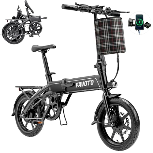 sepado Folding Electric Bike for Adults,500W Peak Motor Mini Ebike,20mph Speed,36V 10.4ah Battery, 20-40 Miles Range,14'' Foldable Electric Bicycle for Riding Commute