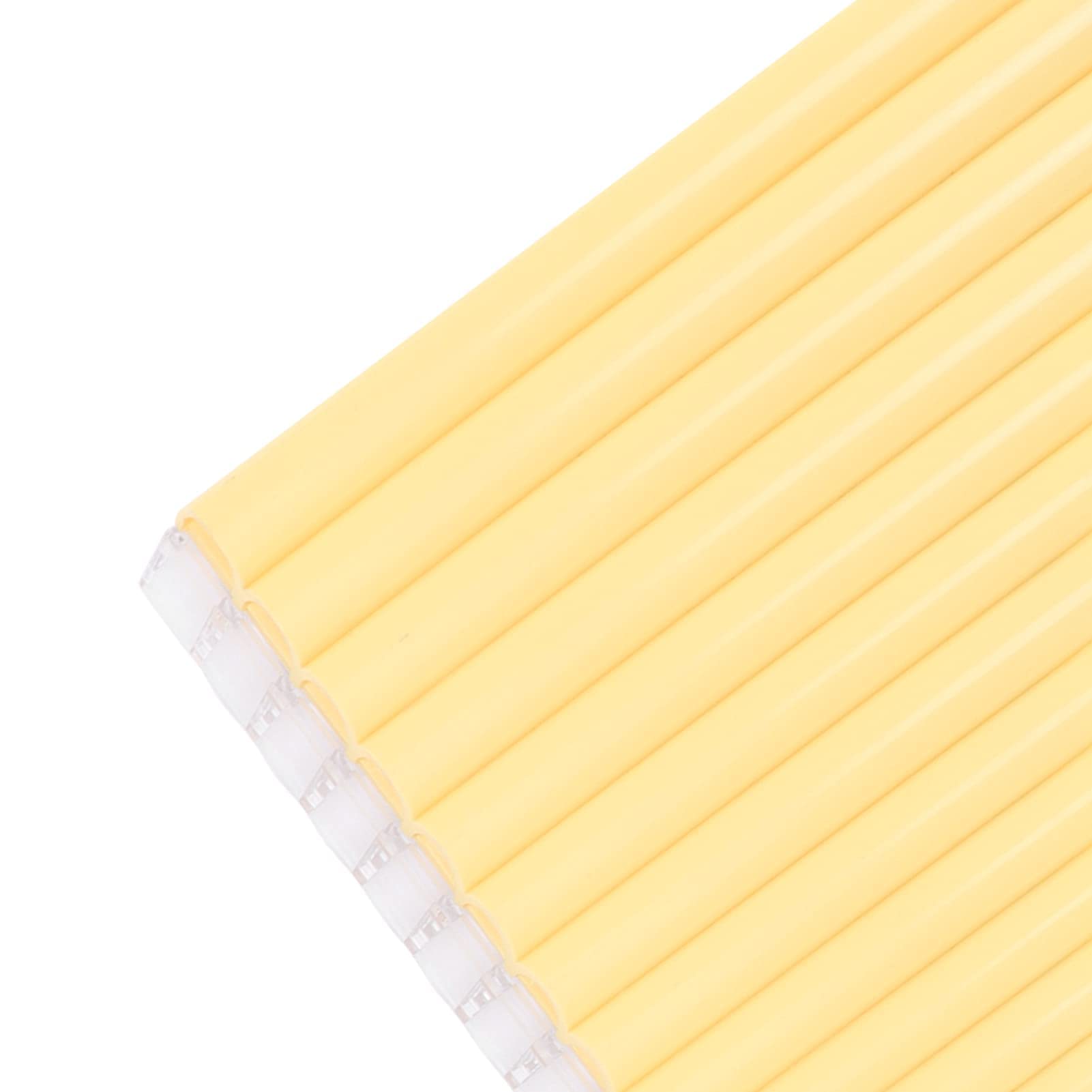 Flauto di Pan ABS 16-Tone Tube C Key Strumenti Musicali con Borsa Imbottita in Nylon per Bambini Adulti Principianti(giallo)