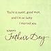 Hallmark Romantic Father's Day Card for Husband (Sweet and Good Man) (529FFW9512)