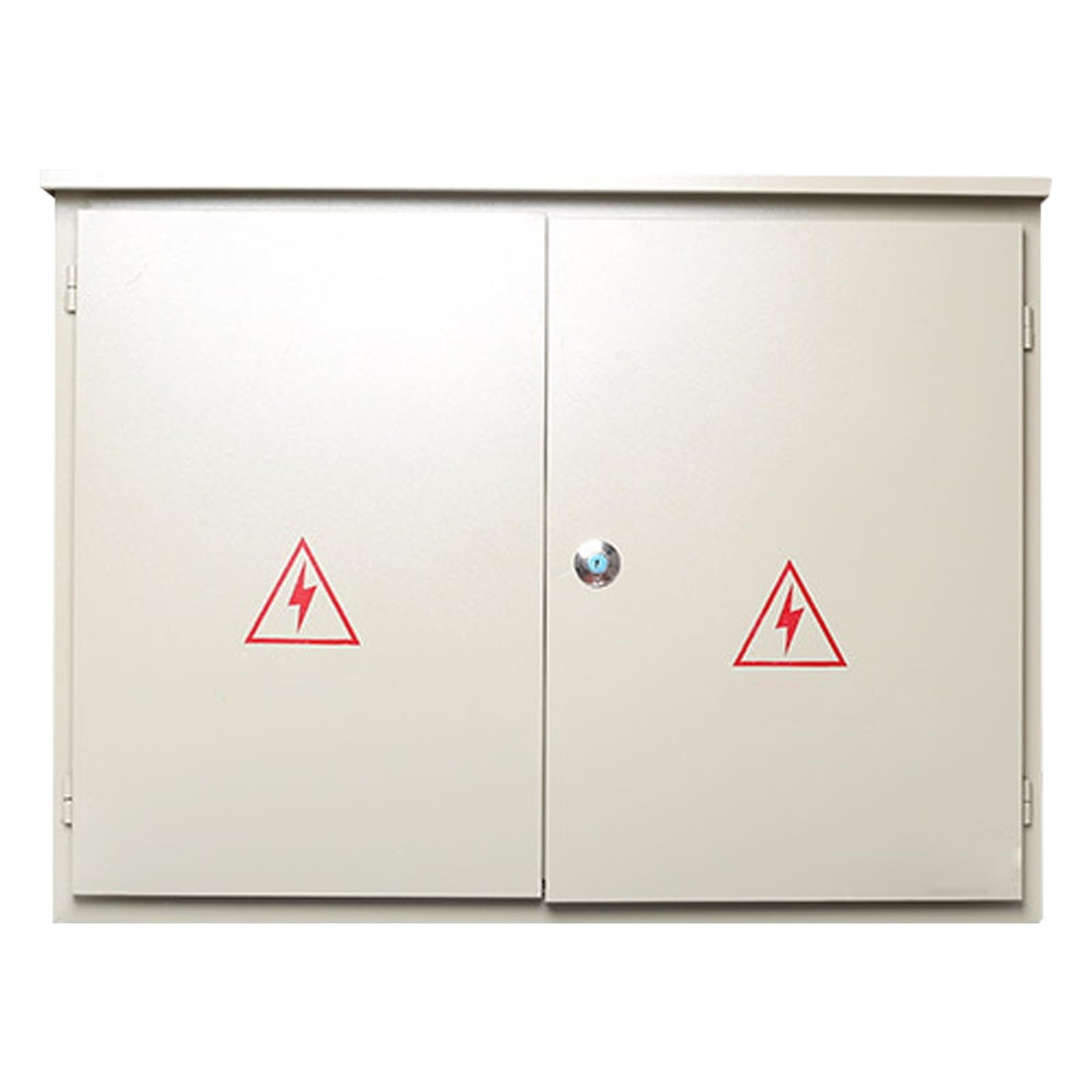 Quadro Elettrico in Acciaio Laminato a Freddo con Cappello Antipioggia, Scatola di Distribuzione, per in Tutte Condizioni Atmosferiche(100x18x80CM/39x7x31IN)