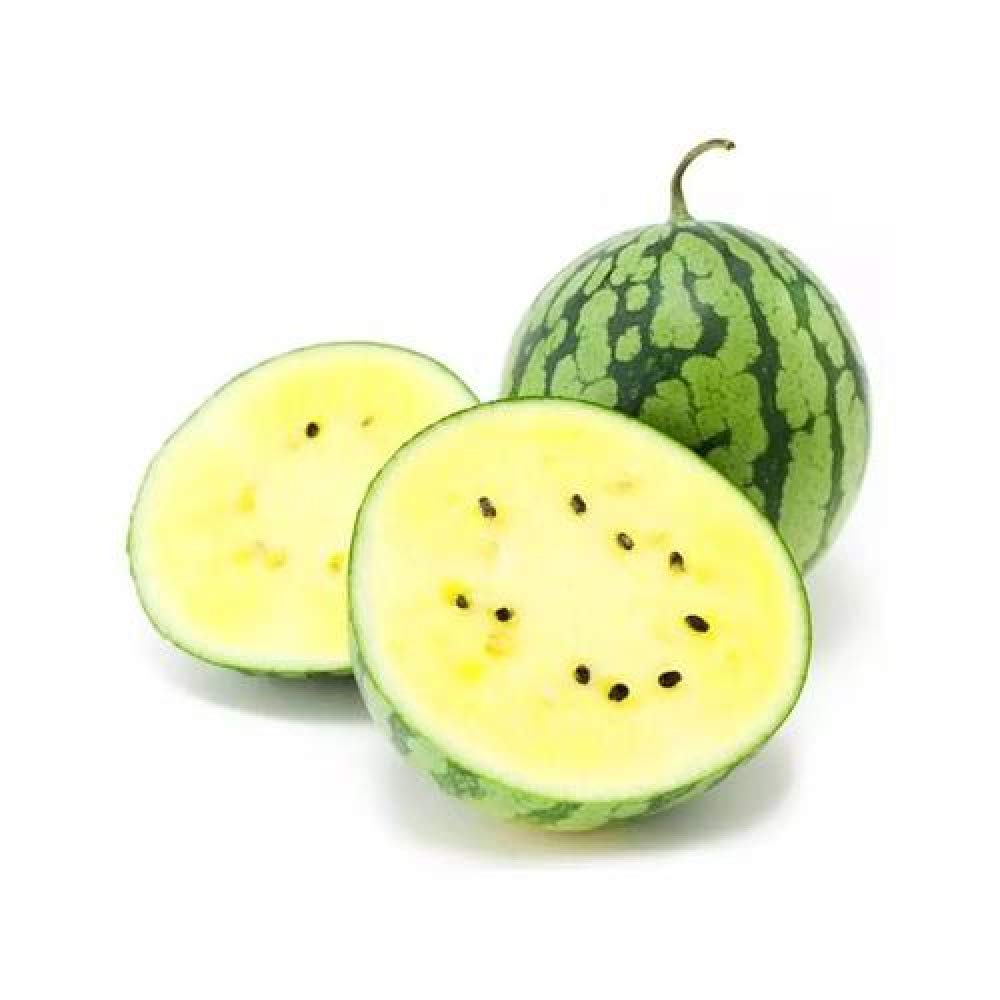 Rare Yellow Sarcocarp Watermelon Sweet Fruit Juicy Plant Fruit Seeds - 80Pcs