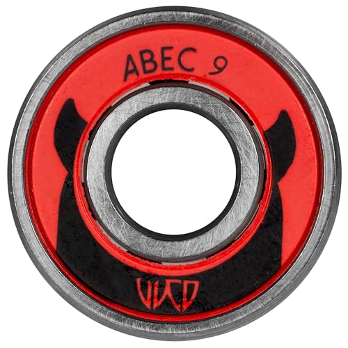 Wicked Rodamiento Roller ABEC 9 608, 50-Pack