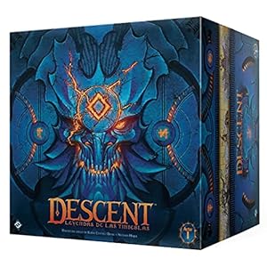 Fantasy Flight Games | Descent: Leyendas de las tinieblas | Juego de Mesa Cooperativo de Aventuras para Adultos y Jóvenes | A Partir de 14 Años | De 1 a 4 Jugadores | 3-4 Horas por Partida | Español