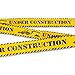 TorxGear Kids Under Construction Party Tape! - 300 Foot Roll, 3" Wide, Black and Yellow - Caution, Birthday Tape - Construction Grade Quality