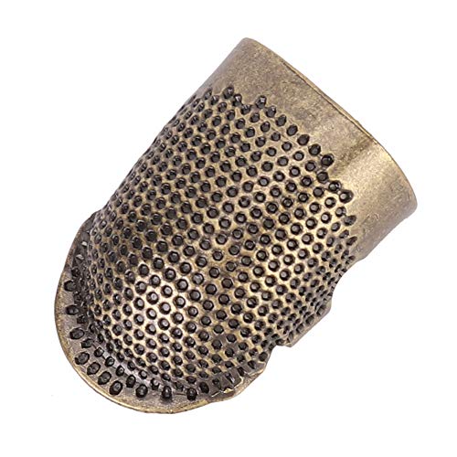B Portable Vintage Thimble Sewing Quilting DIY Craft Finger Protector M Thimble B Thimble Sewing Finger Thimble Sewing Thimble Finger Thimble Protector Companion Make Finger This (S)