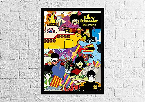L’affiche du sous-marin jaune des Beatles | Imprimé sous-marin jaune | Impression encadrée ou non encadrée | A3 (42.0×29… - Les Beatles, Paul McCartney, John Lennon, RIngo Starr, George Harrison L'affiche du sous-marin jaune des Beatles | Imprimé sous-marin jaune | Impression encadrée ou non encadrée | A3 (42.0x29… – Image 4