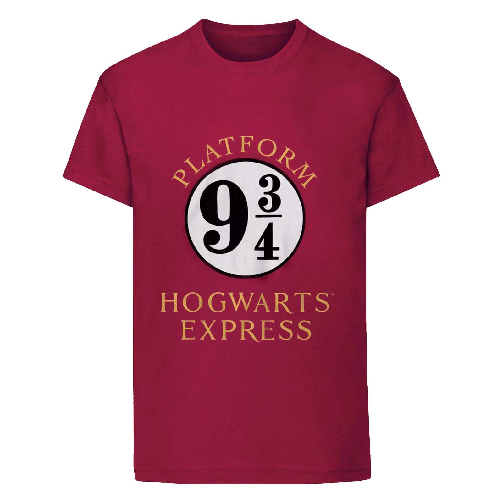 Harry Potter Maroon Childrens/Kids Hogwarts Express T-Shirt (9-11 Years) (Maroon)