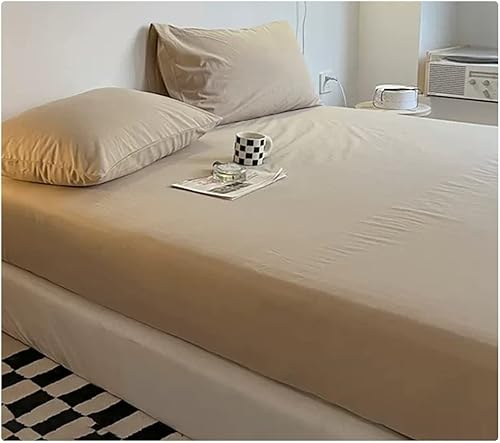 Miniatura 7 de 3 Piece Set King Fitted Sheet with Elastic Bottom Sheet and 2 Pillowcases All Around Shrinkage and Fade Resistant Fits Mattress Upto 12 inches