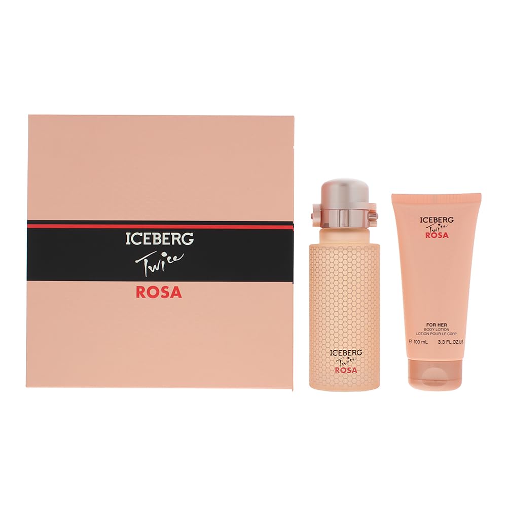 IcebergTwice Rosa Giftset: Eau de Toilette 125ml & Body Lotion 100ml