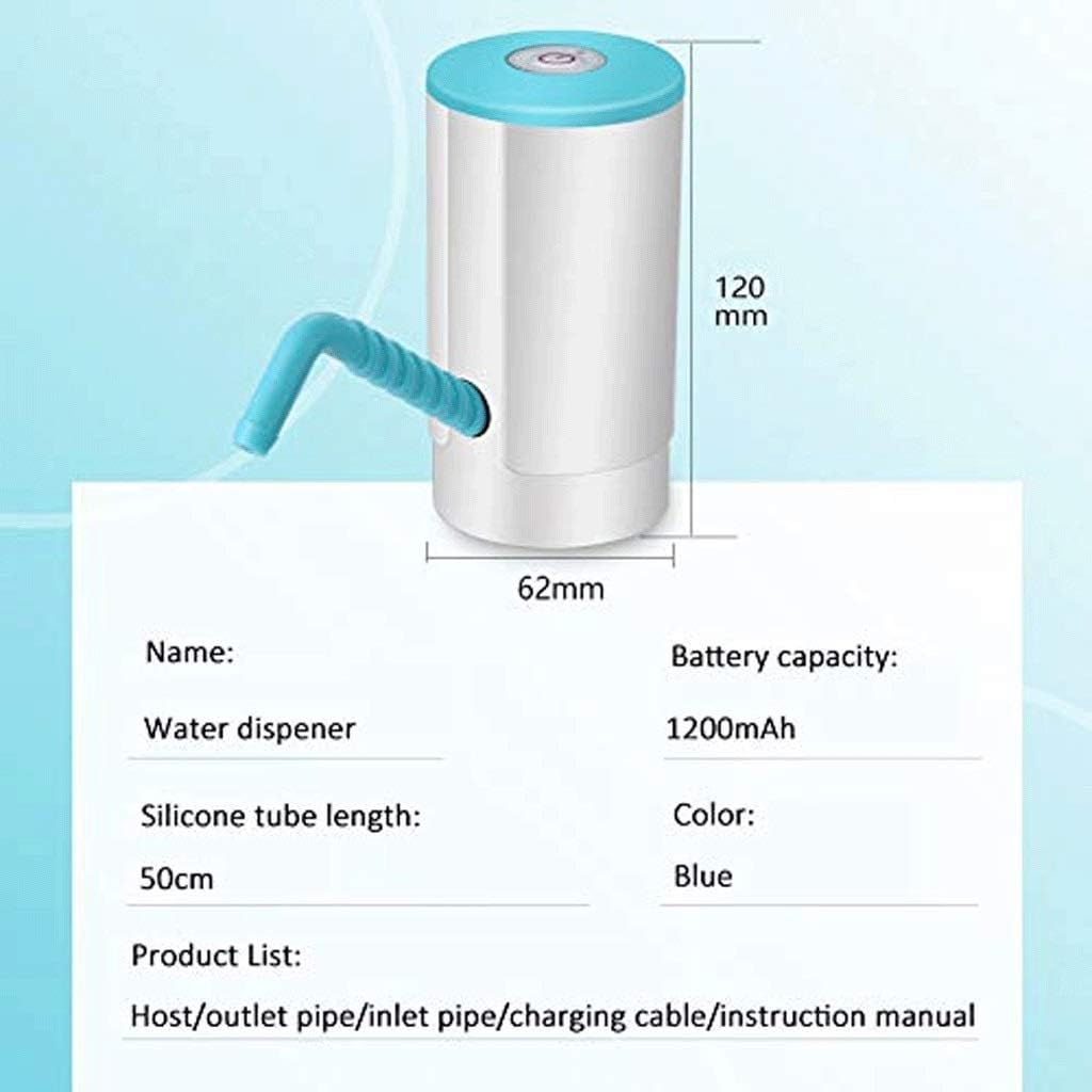 Portable Electric Drinking Water Pump Dispenser for 5 Gallon Bottle Premium Quality Rechargeable Jug
