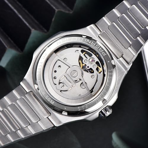 Image of Pagani Design Men's Watches YS025 42mm Automatic Stainless Steel Mechanical Wrist Watch for Men, 100M Waterproof,Sapphire Dial Glass,Screw-in Crown