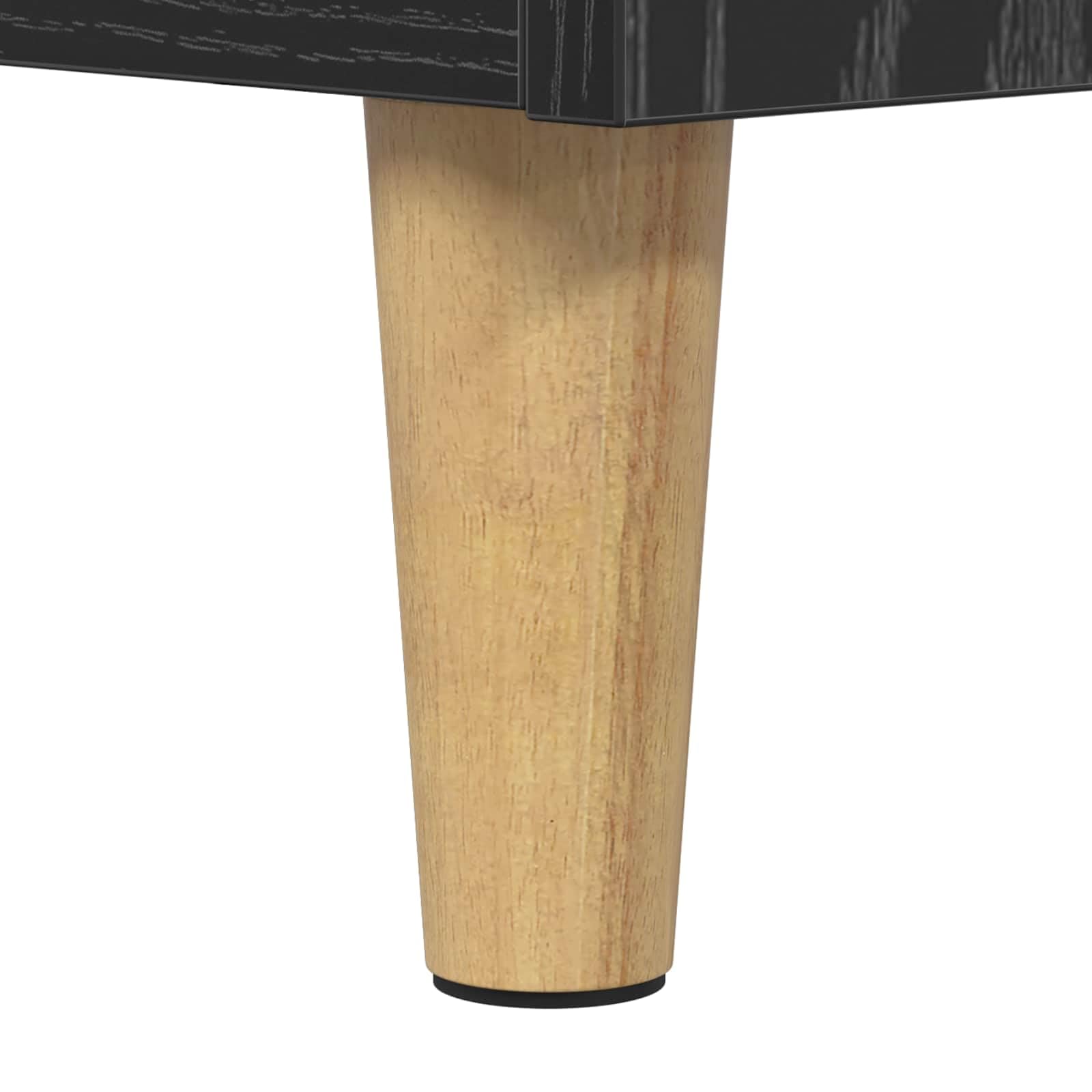 Aparador de madera de roble negro, 69,5 x 32,5 x 90 cm | Independiente con parte trasera acabada, muchos estantes, superficie resistente a las manchas, fácil de limpiar