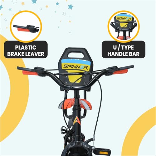 Image of Austin Tango Kids Bike-Comfort & Convenience with Side Support Backrest and Chain Cover 14 T (inch) Road Cycle