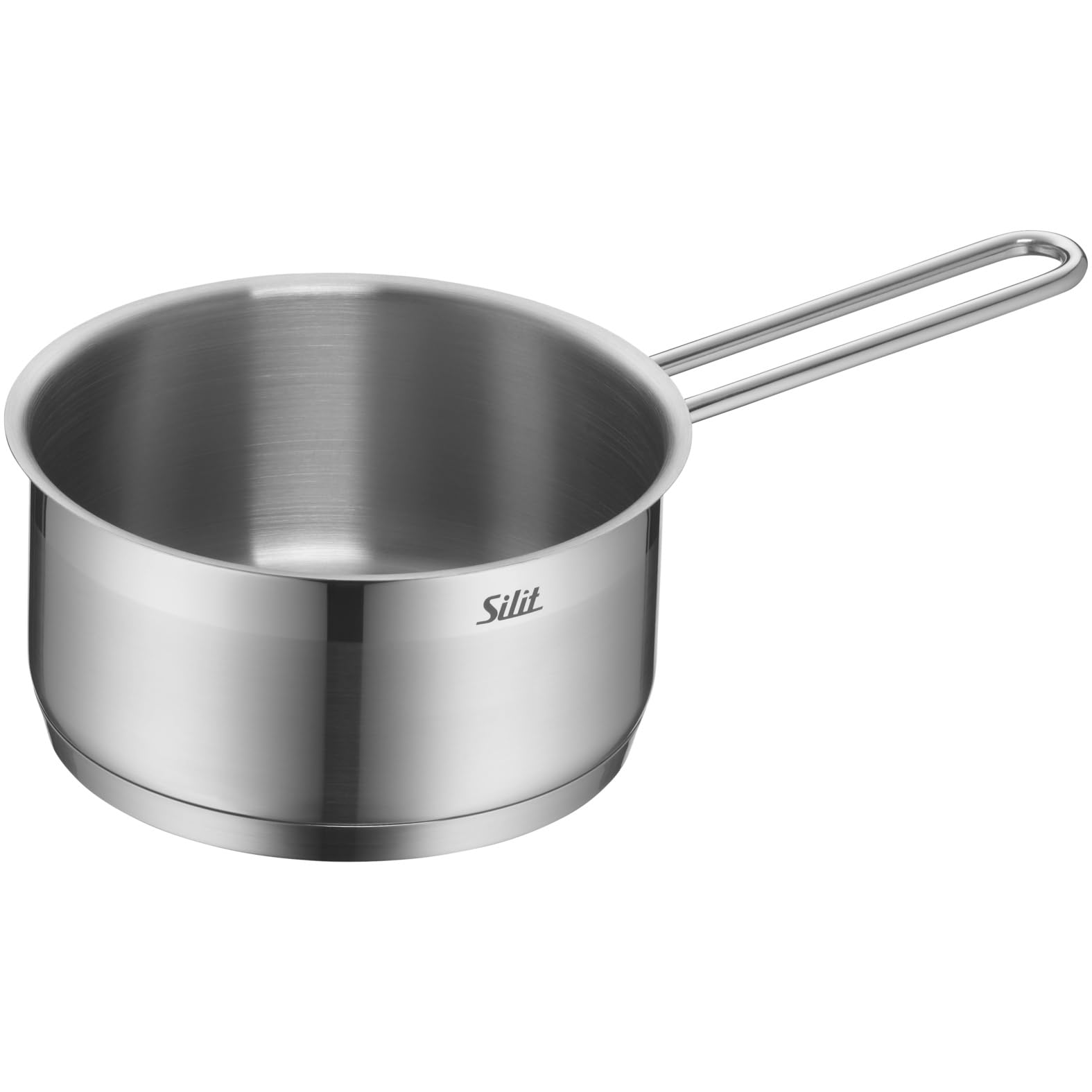 Silit Diamant Topfset Induktion 4-teilig, Kochtopf Set mit Glasdeckel, Edelstahl poliert, Induktions Töpfe Set unbeschichtet
