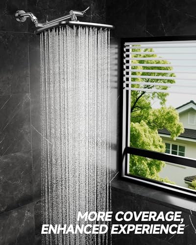 27% Off Veken 11.8" Rainfall Shower Head with Adjustable Arm - Image 7