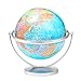 CROSYO 1pc 20 cm Terrestre Mondo Globo Mappa della Terra Geografia insegnamento Formazione Giocattolo Mappa con Supporto Rotante Decorazione della casa Decorazione Ufficio Ornamento