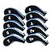 Golf Club Head Covers, Aeola Zipper Headcovers for Golf Clubs Iron Covers with Interchangeable Number Tag - 10Pcs
