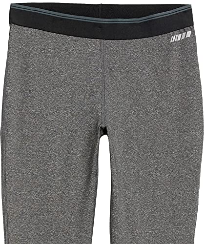 Amazon Essentials Women's Elastic Waist Performance Full-Length Legging, Dark Grey Heather, Medium - Image 6