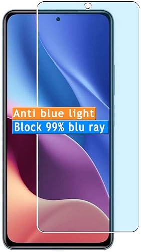 Paquete de 3 protectores de pantalla anti luz azul, compatibles con POCO X3 Pro TPU protectores de película adhesiva vidrio no templado