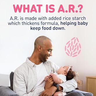 Enfamil A.R. Infant Formula, Clinically Proven to Reduce Reflux & Spit-Up in 1 Week, with Iron, DHA for Brain Development, Probiotics to Support Digestive & Immune Health, Powder Tub, 19.5 Oz