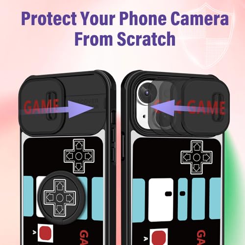 Image of Funermei for iPhone 13 /for iPhone 14 Case - Women Girls Cute Phone Cover Girly Pretty Aesthetic Game Unique Design with Camera Cover Funda for Apple for iPhone 13 /for iPhone 14