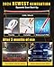Sequential Turn Signal Light Strip Dynamic Scan Start Up Led Hood Lights Flexible DRL Daytime Running Light For Car,Truck,Suv,Dual Color White Amber Flowing Switchback 12V 94inch/240CM (1Set)