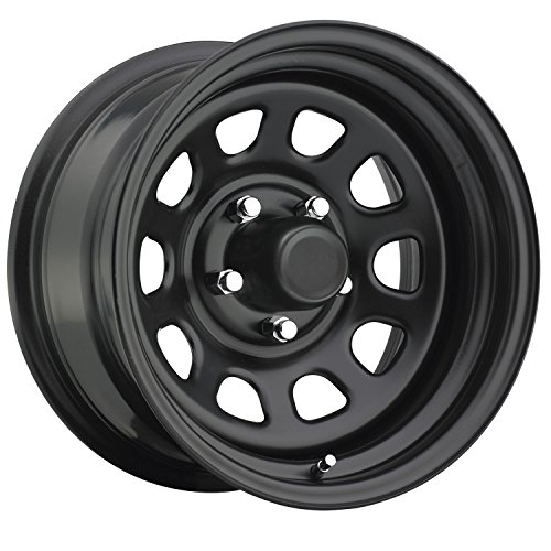 Trailmaster TM5-5865F TM5 Steel Wheel; Size 15X8 ;Bolt Pattern: 5x4.5 ;Back Space 3.75 in.; Finish Flat Black;