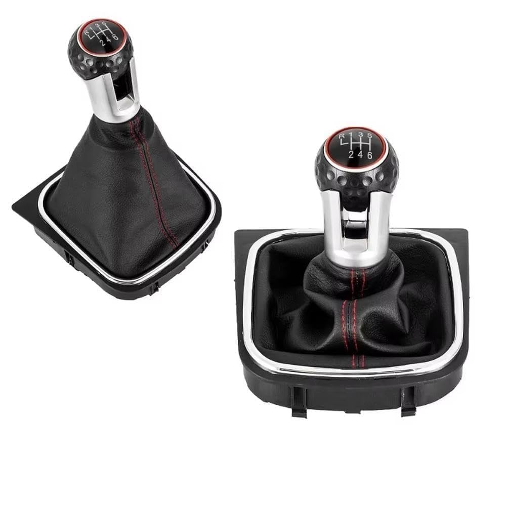 YDXHERTA Auto Accessory 5/6 Speed Manual Shift Gear Knob for Golf Jetta MK6 MK5(6 Speed)