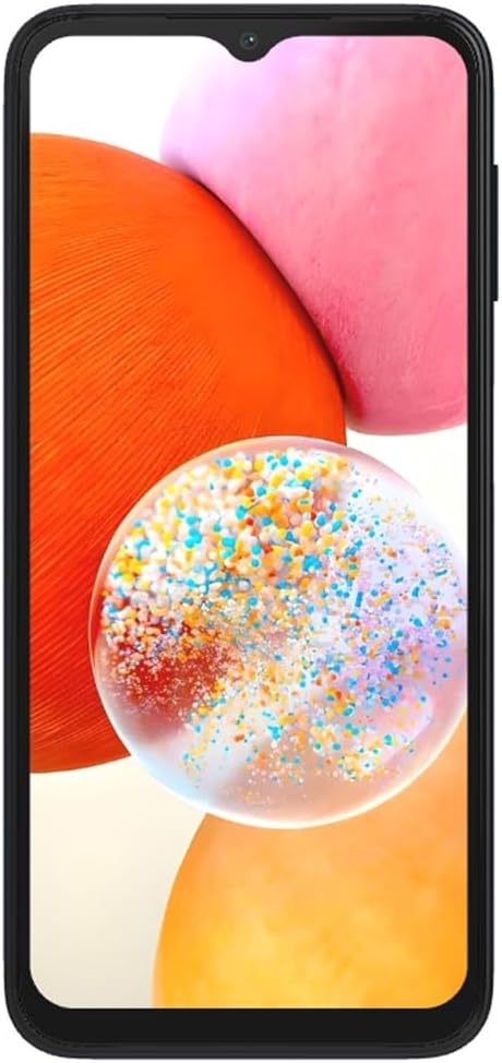 SAMSUNG Galaxy A14 (128GB, 4GB) 6.6", Android 13, 5000mAh Battery, 50MP Triple Camera, Dual SIM 4G VoLTE GSM Unlocked International Model A145M/DS (w/ 256GB SD, Black)