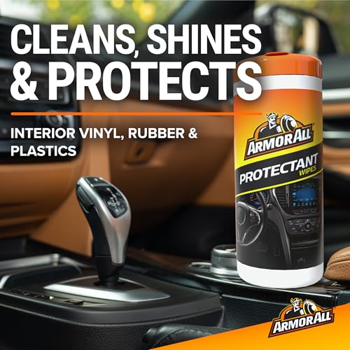 Armor All Original Protectant Wipes, Car Interior Cleaner Wipes with UV Protection to Fight Cracking & Fading, 30 Count - Image 3