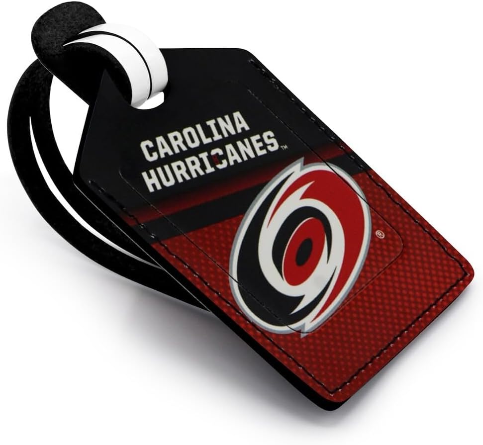 CAROLINA HURRICANES PERSONALIZED Licensed NHL Three Piece Leather Gift Pack with Tag