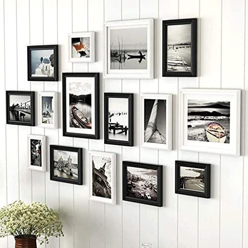 LLC- SUDA Wanddeko Metall, Foto Wand Wandrahmen Fotorahmen Dekoration Einfache große Kombination Wand Wohnzimmer… – Bild 5