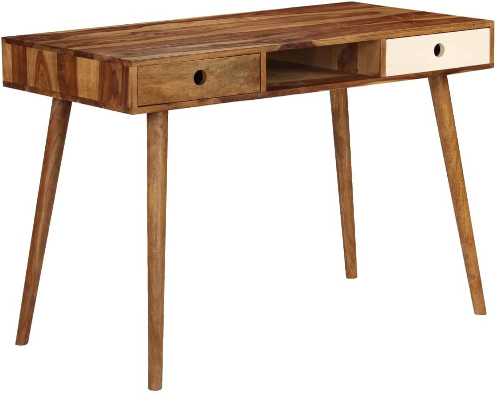 Buy FINE Fitting Sheesham Wood Home Office Desk Writing Computer Table
