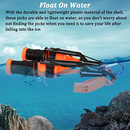 Boaton Ice Safety Picks, Safety Kits For Ice Fishing And Ice Skating, Save You From Falling Into Ice, Floating And Safe To Use #TOP5