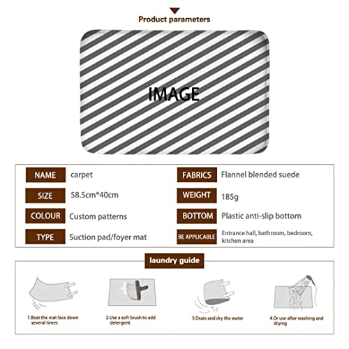 Dellukee Christmas Trees Doormats Green Indoor Outdoor Funny Non Slip Durable Washable Home Decorative Door Mats Rugs For Entrance Bedroom Bathroom Kitchen, 23 X 16 Inches #TOP2