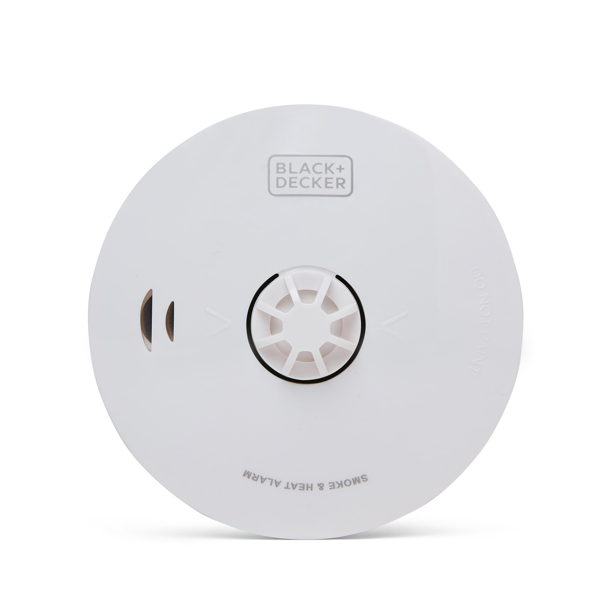 BLACK+DECKER Multi-Sensor Smoke And Heat Alarm. Battery Powered With 10 Year Battery Included. Easy To Install Smoke Detector Fire Alarm. Smoke Alarms for Home.